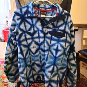Patagonia quarter fleece pullover synchilla blue